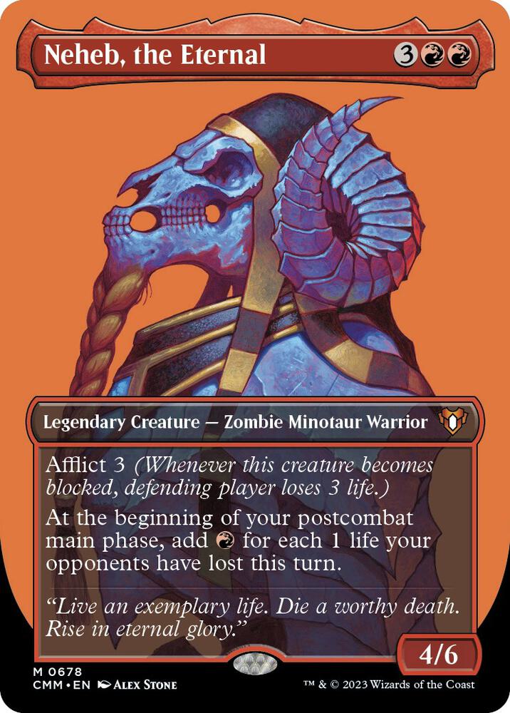 Neheb, the Eternal 678/451 (Commander Masters)  - Borderless