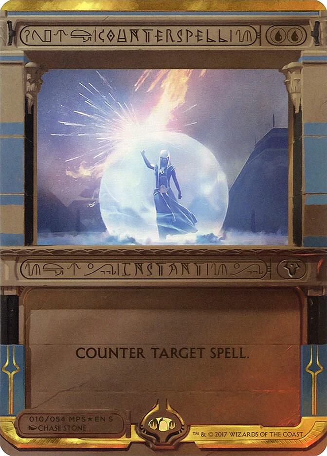 Counterspell 10/54 (Masterpiece Series: Amonkhet Invocations)  - Foil