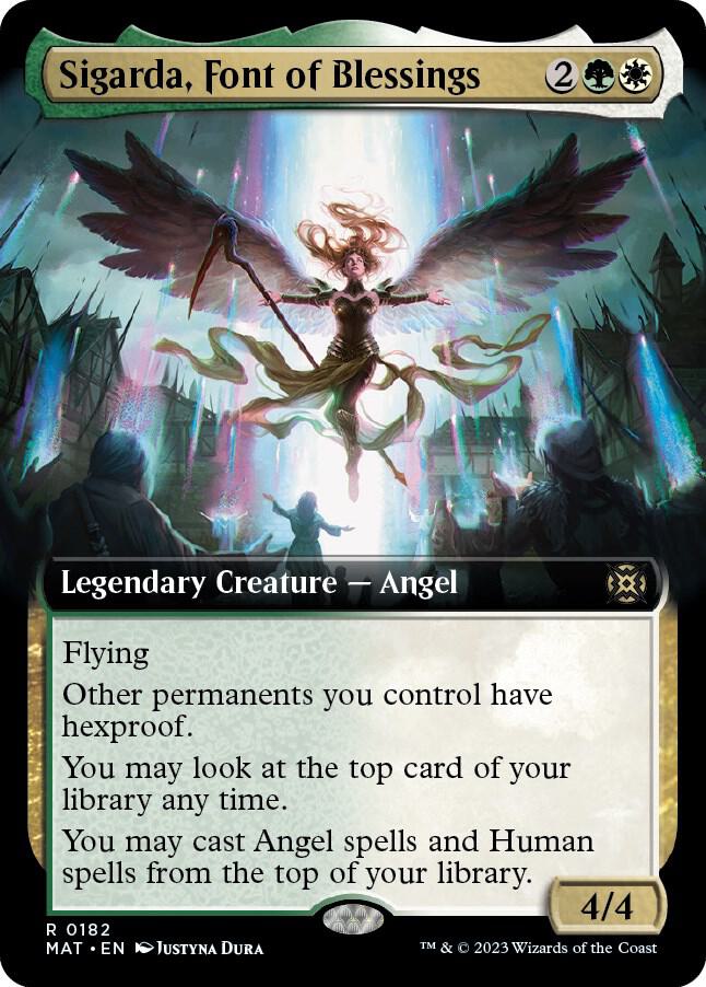 Sigarda Font of Blessings Extended Art (March of the Machine: The Aftermath) 