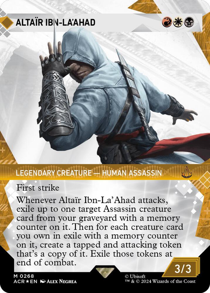 Altair Ibn LaAhad Showcase Textured Foil (Universes Beyond: Assassin's Creed)  - undefined
