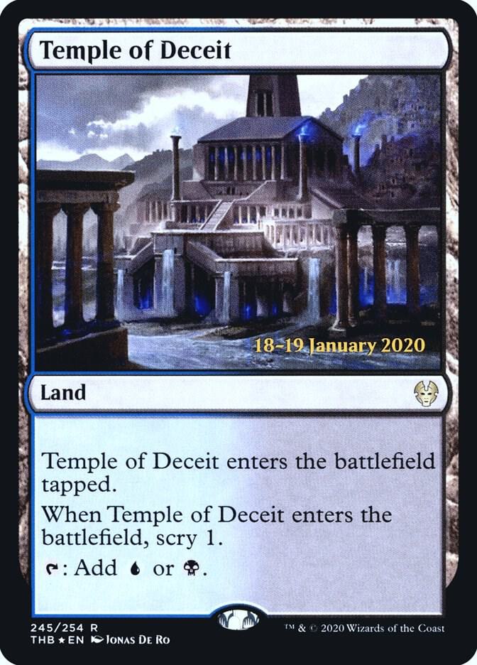 Temple of Deceit 245s/137 (Prerelease Cards)  - Foil