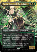 Savra Queen of the Golgari Anime Borderless (Ravnica Remastered) 