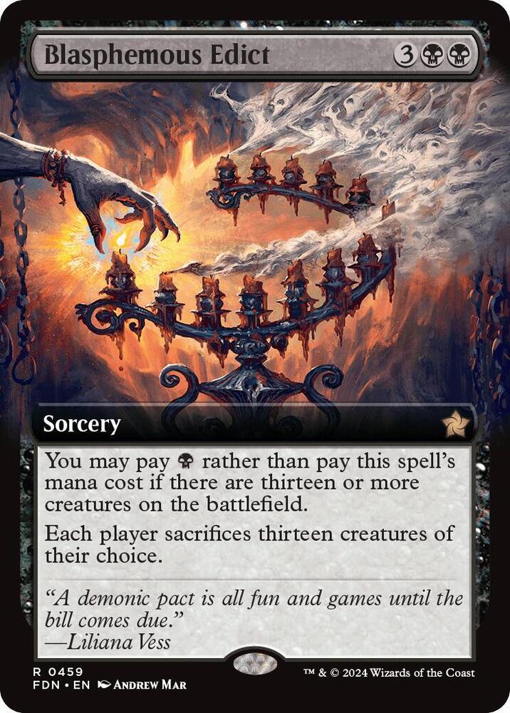 Blasphemous Edict Extended Art (Foundations)  - undefined