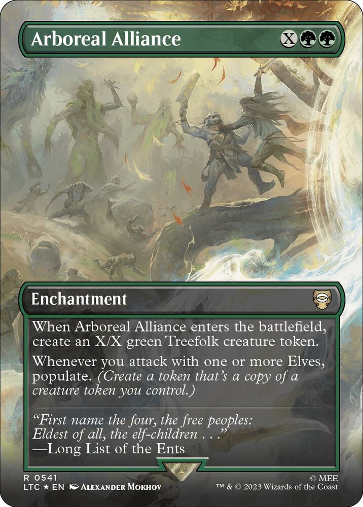 Arboreal Alliance 541/347 (Commander: The Lord of the Rings: Tales of Middle-earth)  - Borderless Surge Foil