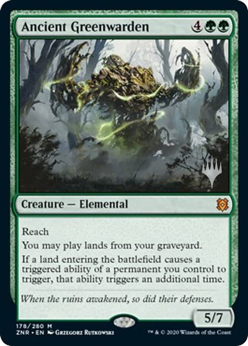 Ancient Greenwarden 178 (Promo Pack: Zendikar Rising) 