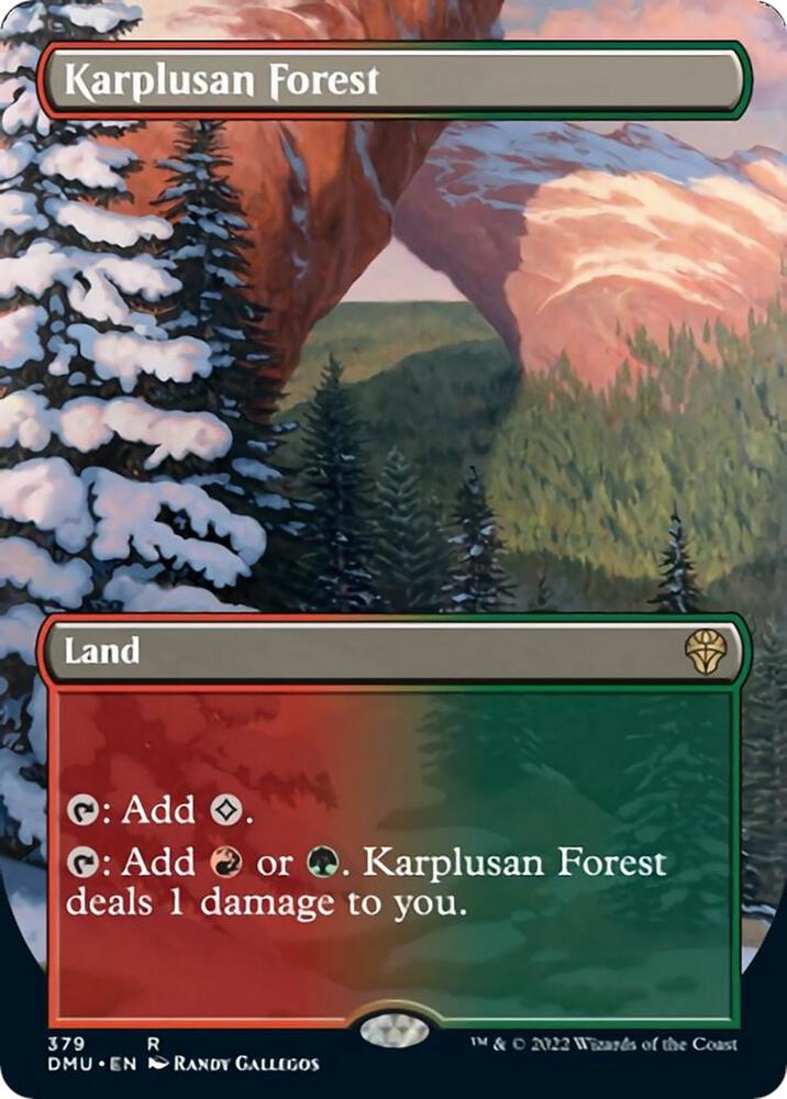 Karplusan Forest Borderless 379/281 (Dominaria United) 