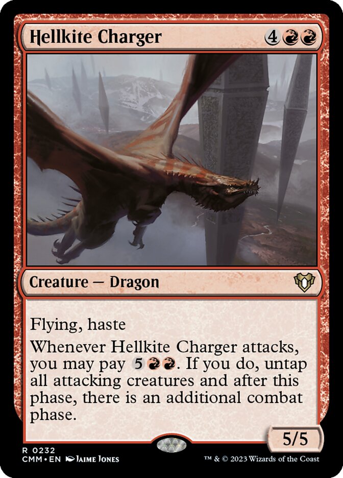Hellkite Charger 232/451 (Commander Masters) 