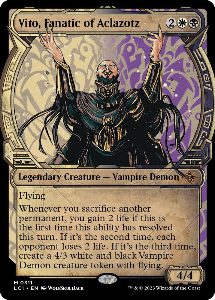 Vito Fanatic of Aclazotz Showcase (The Lost Caverns of Ixalan) 