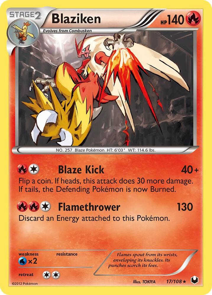 Blaziken (Dark Explorers)  - Reverse Holofoil