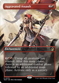 Aggravated Assault 76/63 (Wilds of Eldraine: Enchanting Tales)  - Borderless Foil