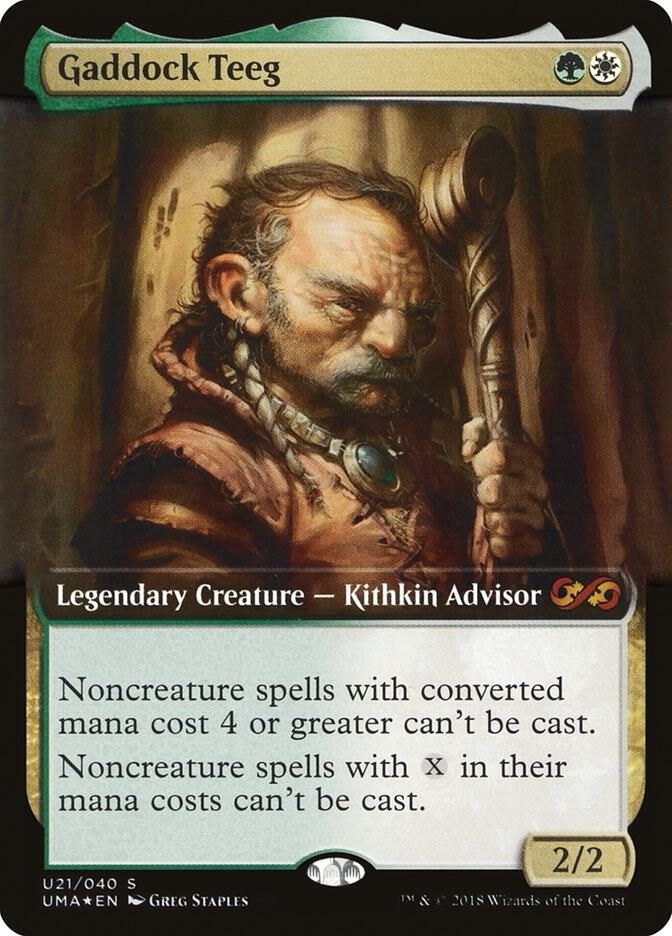 Gaddock Teeg 21/40 (Ultimate Masters: Box Toppers)  - Foil