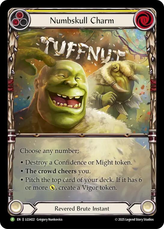 Numbskull Charm LGS422 (Flesh and Blood: Promo Cards)  - Rainbow Foil