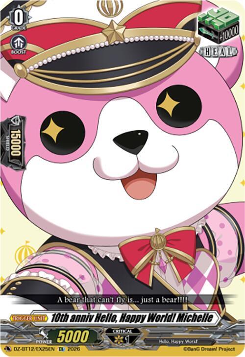 10th anniv Hello Happy World Michelle DZ-BT12/EX25EN (DZ-BT12: Chasm of Lost Souls) 