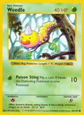 Weedle 069/102 (Base Set (Shadowless))  - Unlimited