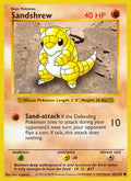 Sandshrew 062/102 (Base Set (Shadowless))  - Unlimited