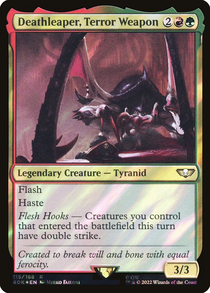 Deathleaper, Terror Weapon  115★/617 (Universes Beyond: Warhammer 40,000)  - Surge Foil