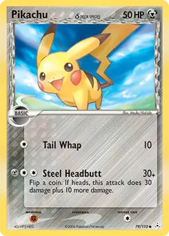 Pikachu Delta Species 79/110 (Holon Phantoms) 