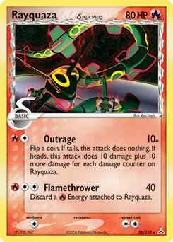 Rayquaza Delta Species 26/110 (Holon Phantoms) 