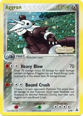Aggron 2/92 (Legend Maker)  - Reverse Holofoil