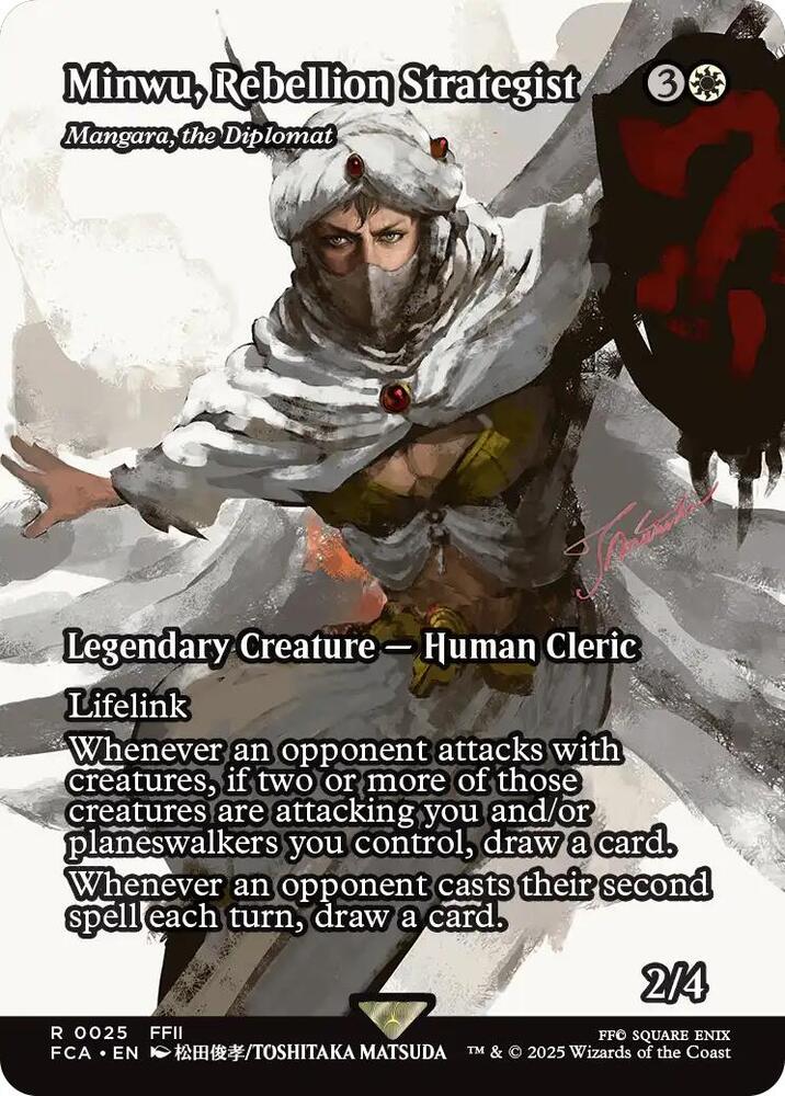 Minwu Rebellion Strategist Mangara the Diplomat Showcase (Dupe) 25 (FINAL FANTASY: Through the Ages) 