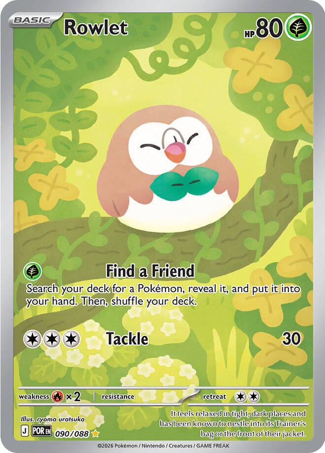 Rowlet 090/088 (ME03: Perfect Order)  - Holofoil