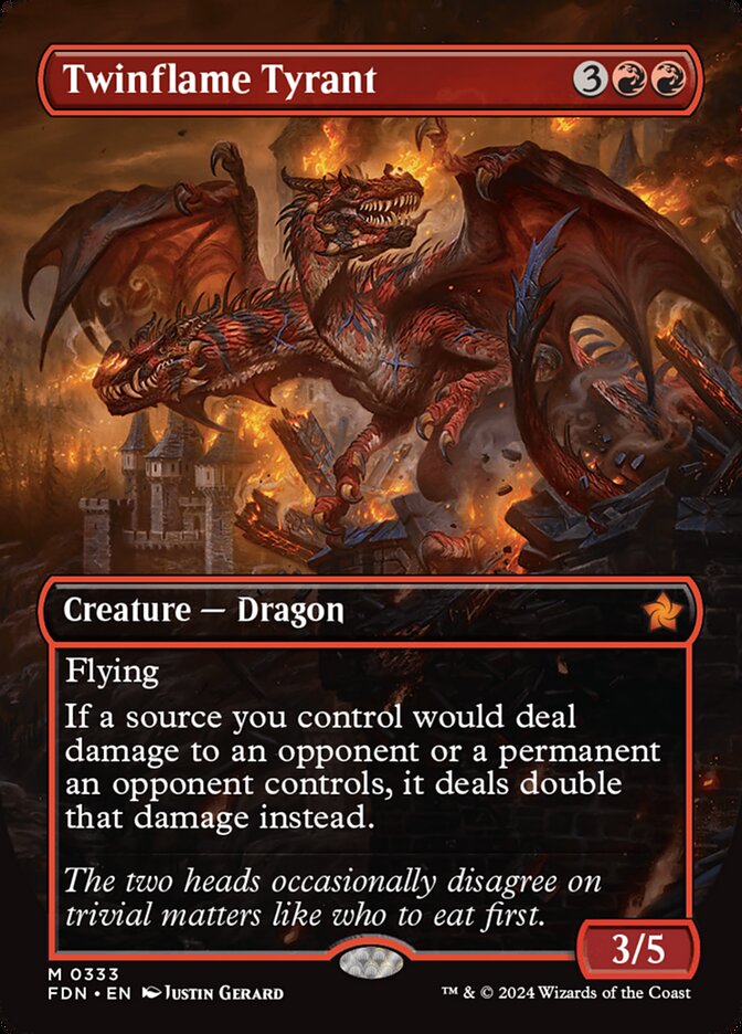 Twinflame Tyrant 333 (Foundations)  - Foil