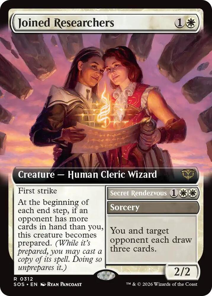 Joined Researchers Extended Art 312 (Secrets of Strixhaven)  - Foil