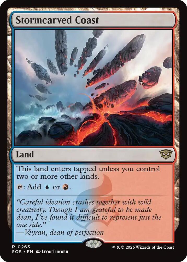 Stormcarved Coast 263 (Secrets of Strixhaven)  - Foil