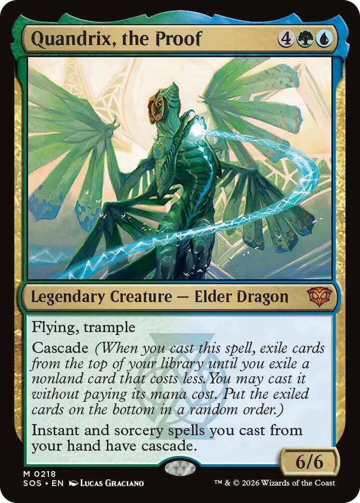 Quandrix, the Proof 218 (Secrets of Strixhaven)  - Foil
