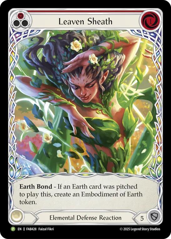 Leaven Sheath FAB428 (Flesh and Blood: Promo Cards)  - Rainbow Foil
