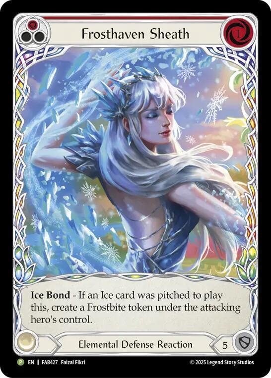 Frosthaven Sheath FAB427 (Flesh and Blood: Promo Cards)  - Rainbow Foil