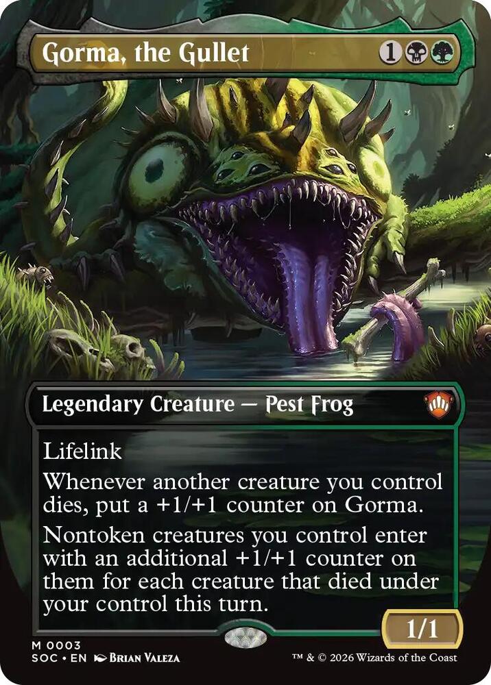 Gorma, the Gullet 3 (Commander: Secrets of Strixhaven)  - Borderless