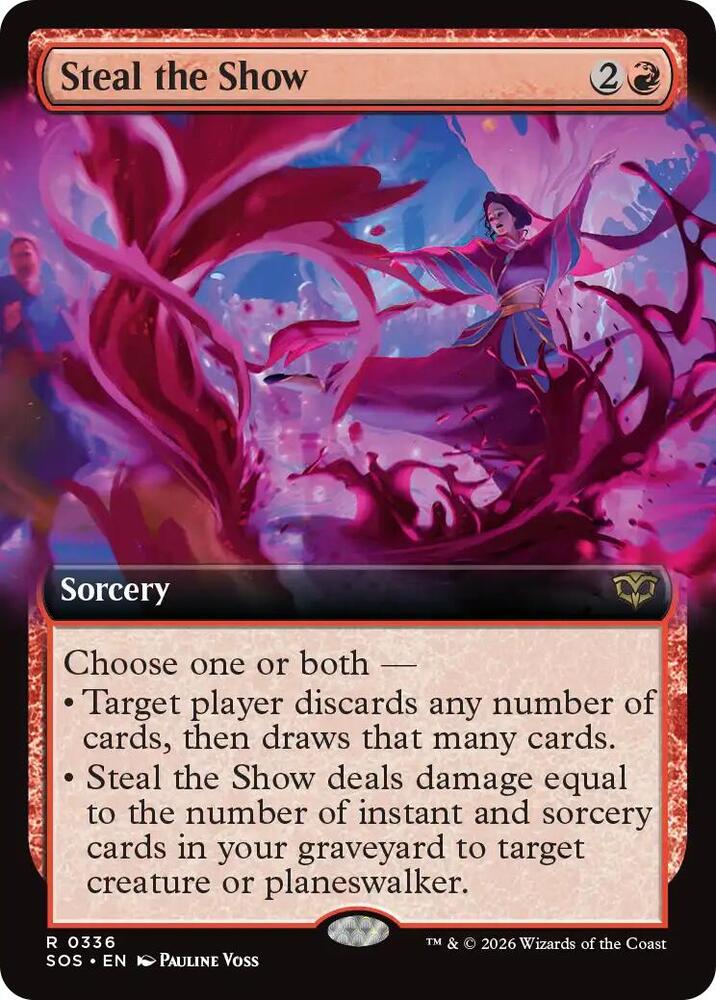Steal the Show Extended Art 336 (Secrets of Strixhaven)  - Foil