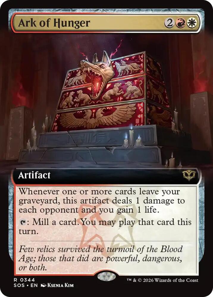 Ark of Hunger Extended Art 344 (Secrets of Strixhaven)  - Foil