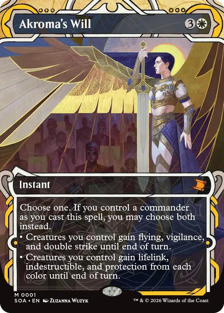 Akroma's Will 1 (Secrets of Strixhaven: Mystical Archive)  - Foil