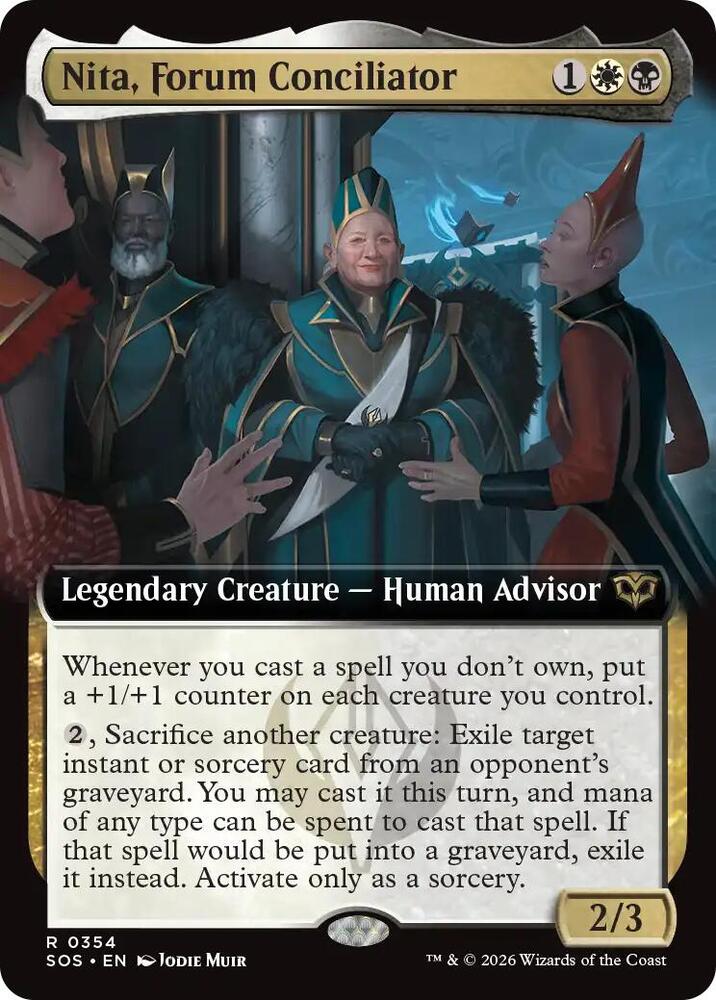 Nita Forum Conciliator Extended Art 354 (Secrets of Strixhaven) 