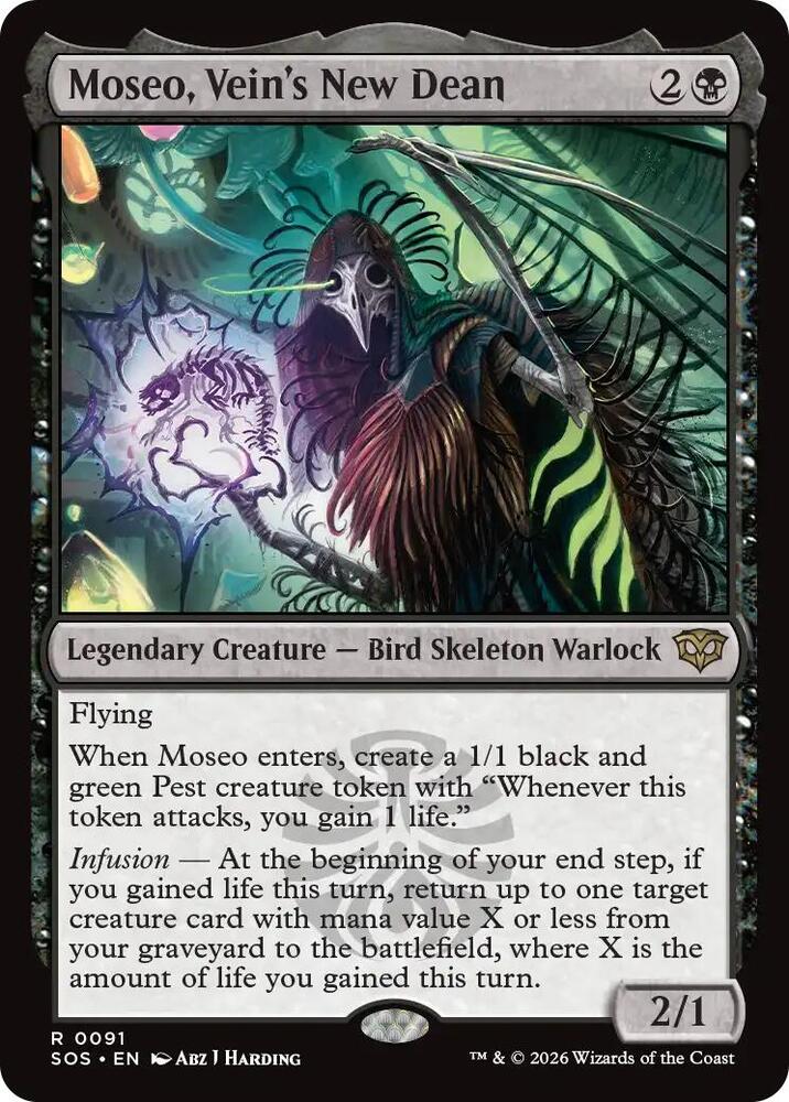 Moseo Veins New Dean 91 (Secrets of Strixhaven)  - Foil