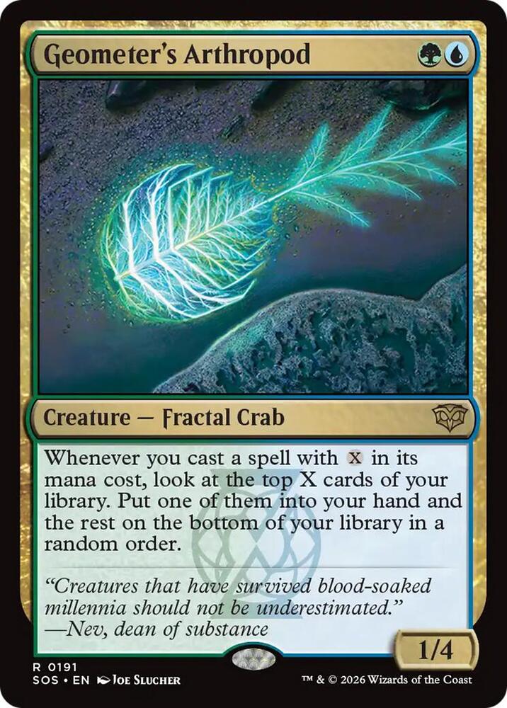 Geometers Arthropod 191 (Secrets of Strixhaven)  - Foil