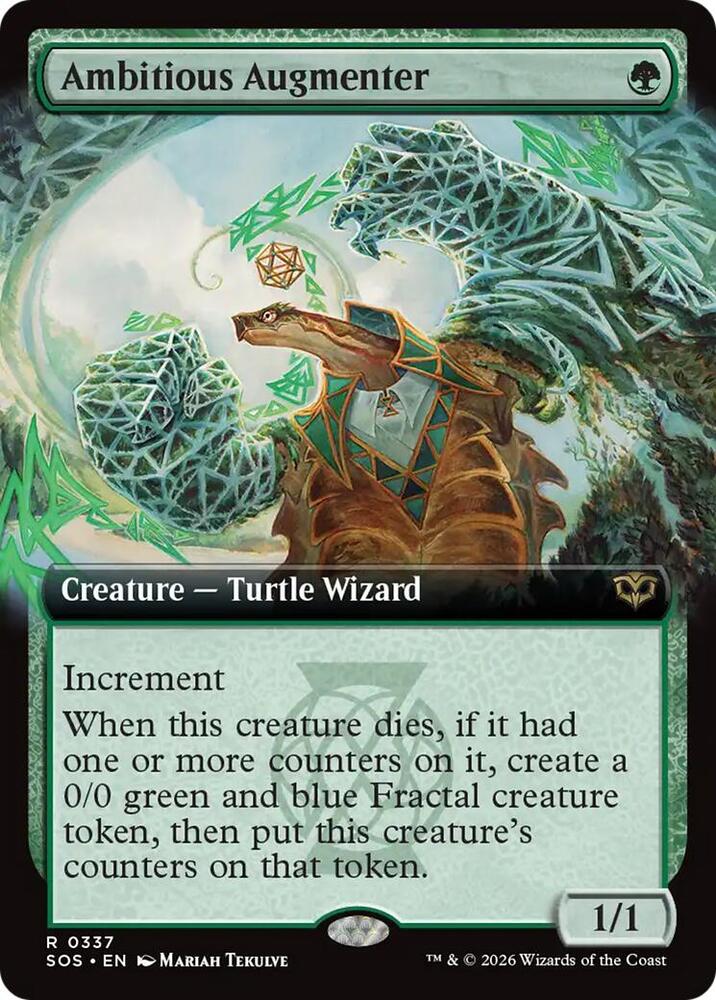 Ambitious Augmenter Extended Art 337 (Secrets of Strixhaven) 