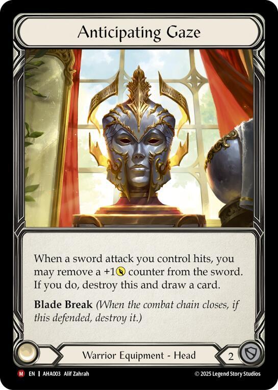 Anticipating Gaze AHA003 (Armory Deck Origins: Hala)  - Rainbow Foil