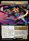Defacing Duskmage Extended Art  (Commander: Secrets of Strixhaven) 