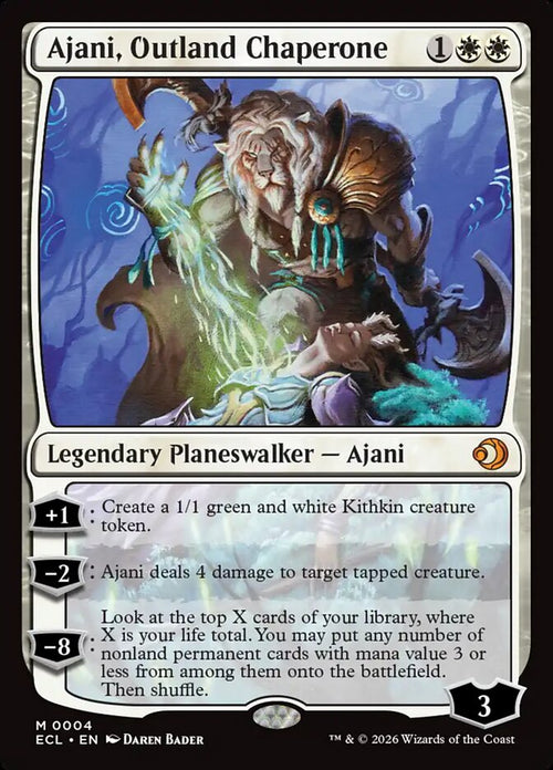 Ajani, Outland Chaperone 4/273 (Lorwyn Eclipsed) 