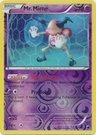 Mr. Mime 47/116 (Plasma Freeze)  - Reverse Holofoil