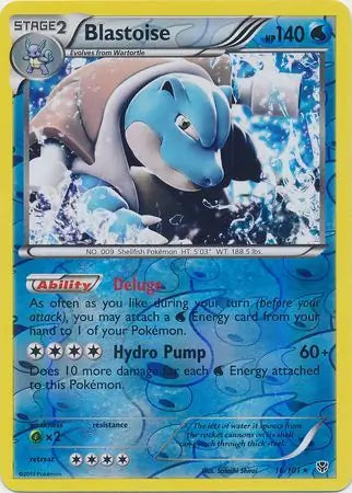 Blastoise 16/101 (Plasma Blast)  - Reverse Holofoil