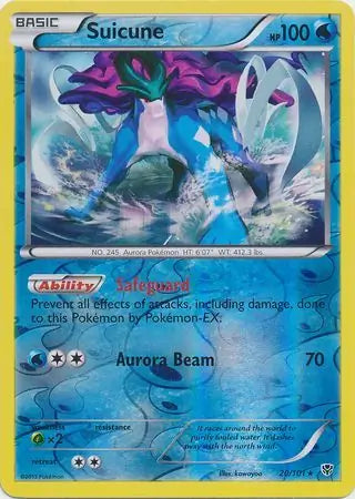 Suicune 20/101 (Plasma Blast)  - Reverse Holofoil