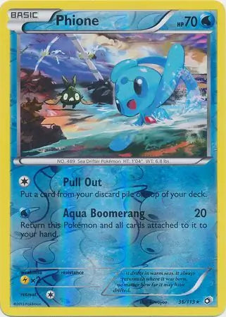 Phione 36/113 (Legendary Treasures)  - Reverse Holofoil
