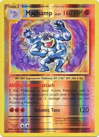 Machamp 59/108 (XY - Evolutions)  - Reverse Holofoil