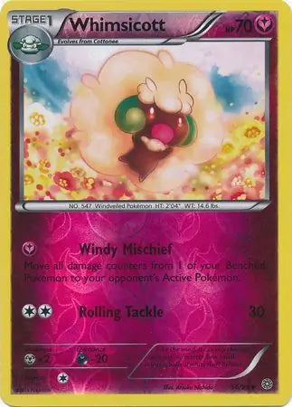 Whimsicott 56/98 (XY - Ancient Origins)  - Reverse Holofoil