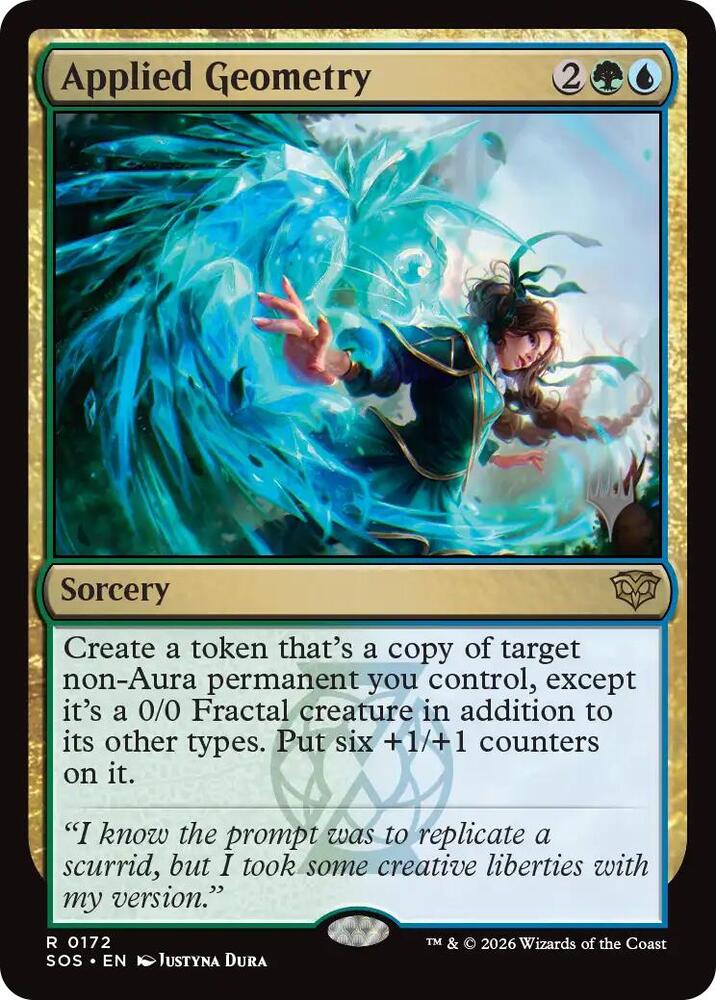 Applied Geometry 172 (Promo Pack: Secrets of Strixhaven)  - Foil