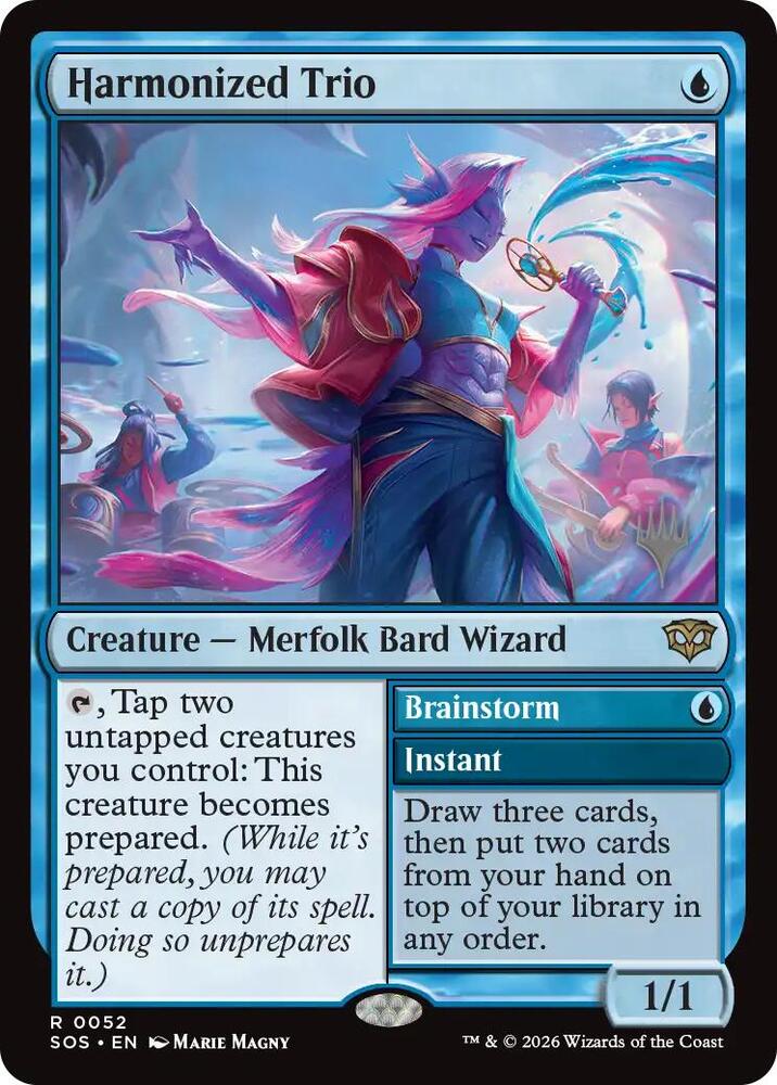Harmonized Trio 52 (Promo Pack: Secrets of Strixhaven)  - Foil